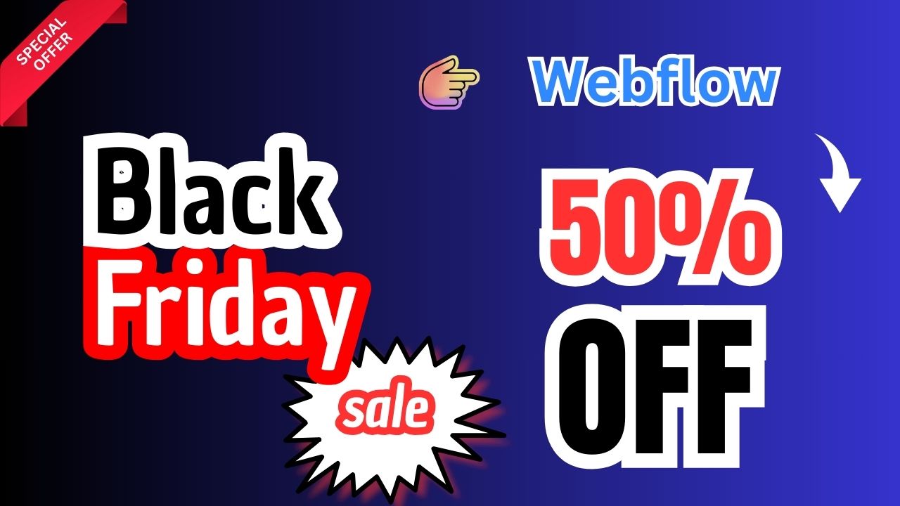 Webflow Black Friday Sale
