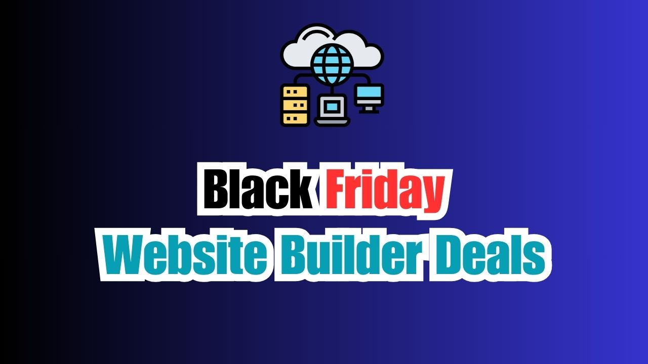 black friday website builder deals
